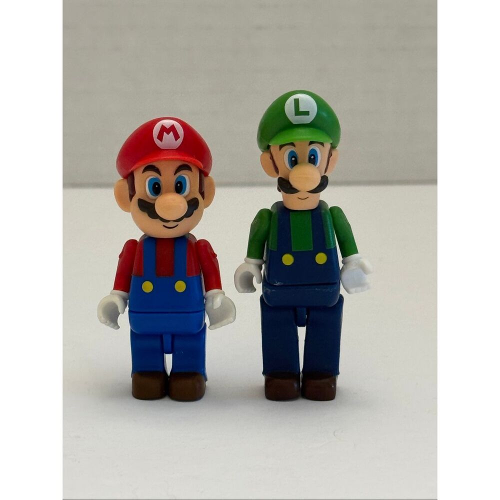 K'NEX Nintendo Super Mario Replacement Figures  Mario and Luigi 2011